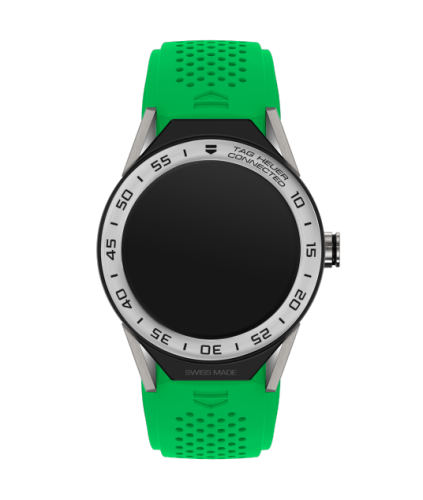 TAG Heuer Carrera Connected Modular 45 Titanium / Stainless Steel / Green Rubber